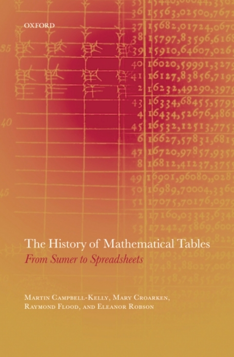 Book The History of Mathematical Tables free