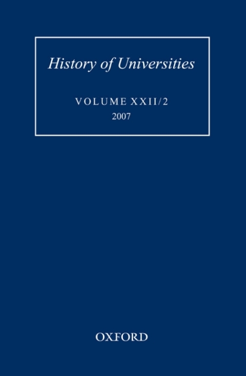 Book History of Universities: Volume XXII/2 (History of Universities Series (XXII/2)) free