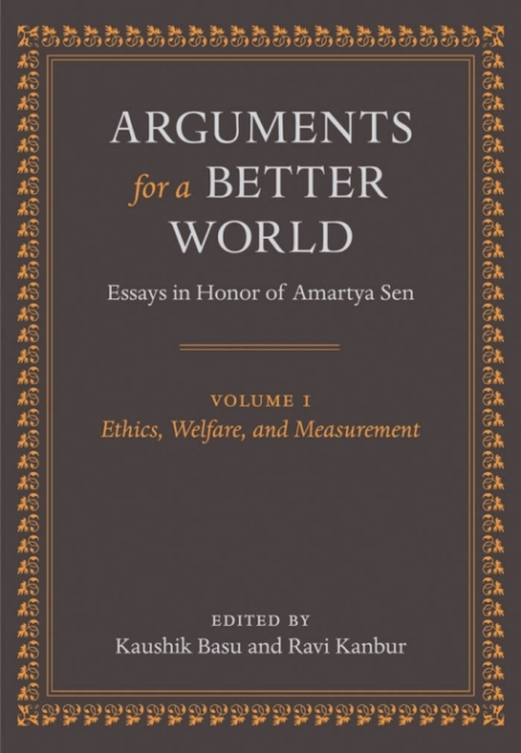Book Arguments for a Better World: Essays in Honor of Amartya Sen free