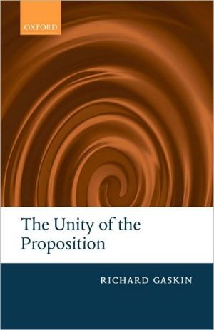 Book The Unity of the Proposition free