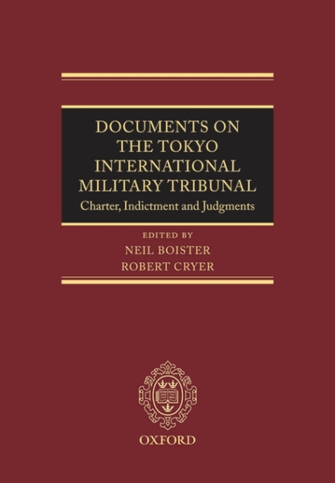 Book Documents on the Tokyo International Military Tribunal free