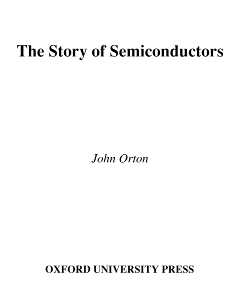 Book The Story of Semiconductors free