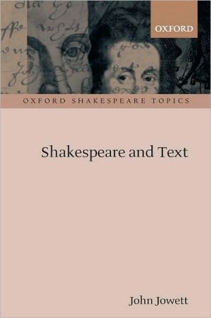 Book Shakespeare and Text free