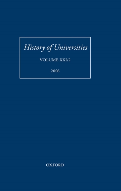 Book History of Universities: Volume XXI/2 (History of Universities Series Book 21) free