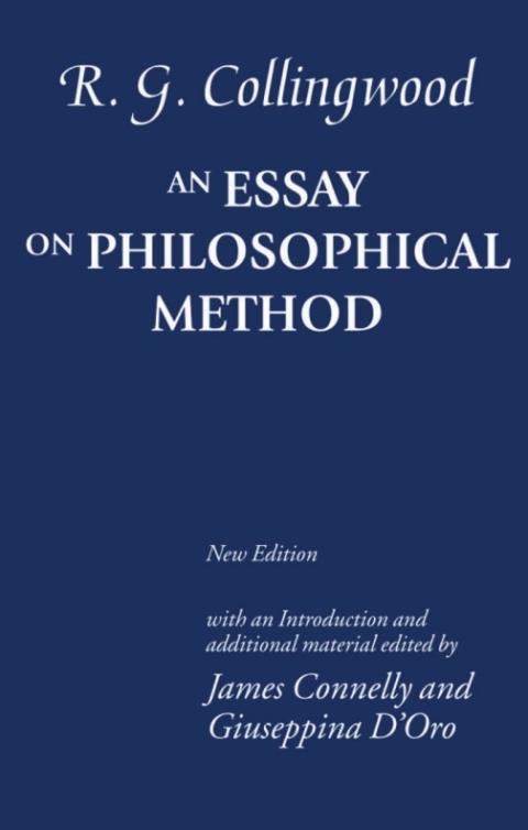 Book An Essay on Philosophical Method free