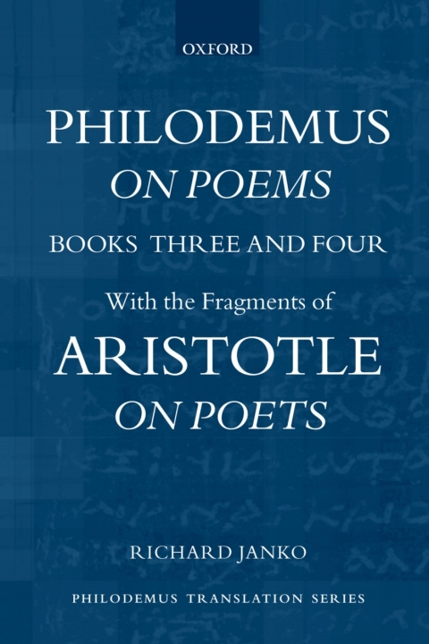 Book Philodemus, On Poems, Books 3-4 free