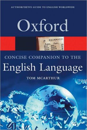 Book The Concise Oxford Companion to the English Language (Oxford Quick Reference) free