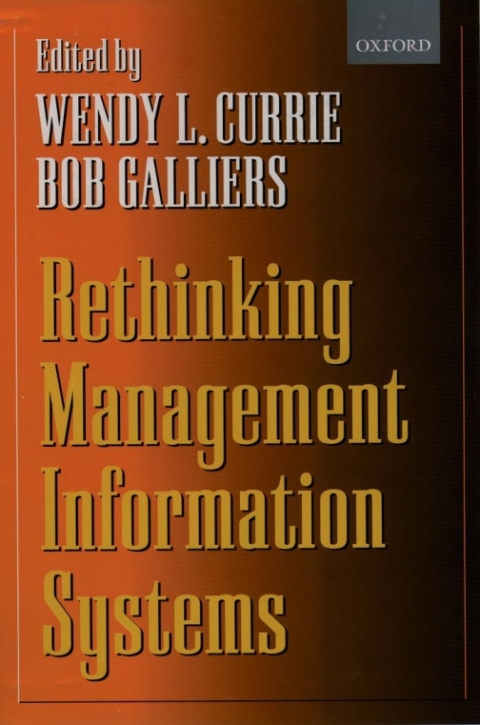 Book Rethinking Management Information Systems free