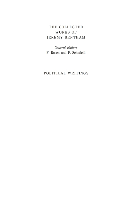 Book The Collected Works of Jeremy Bentham: Political Tactics free
