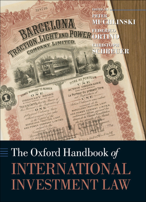 Book The Oxford Handbook of International Investment Law free