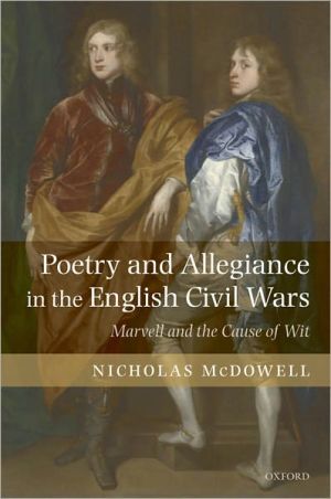 Book Poetry and Allegiance in the English Civil Wars free
