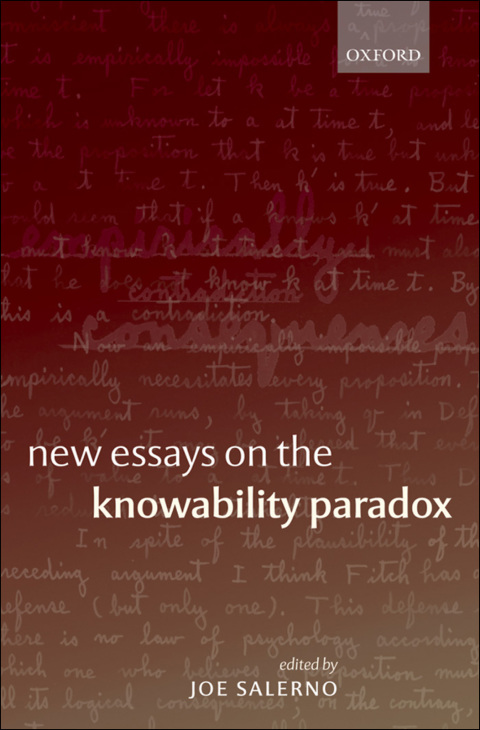 Book New Essays on the Knowability Paradox free