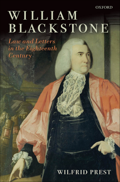 Book William Blackstone: Law and Letters in the Eighteenth Century free