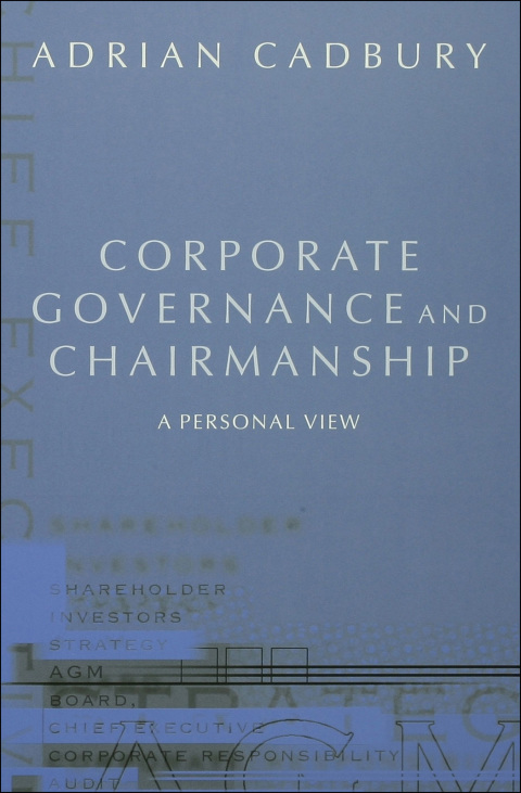 Book Corporate Governance and Chairmanship free