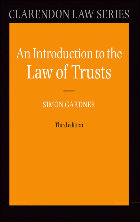 Book An Introduction to the Law of Trusts (Clarendon Law Series) free