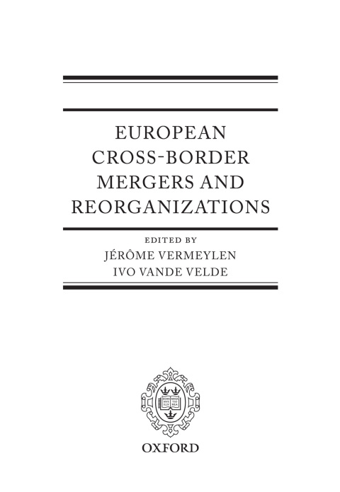 Book European Cross-Border Mergers and Reorganisations: Law and Practice free