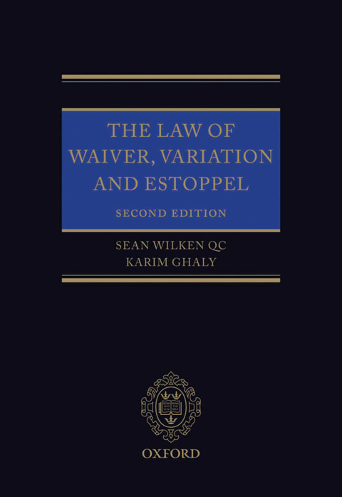 Book The Law of Waiver, Variation and Estoppel free