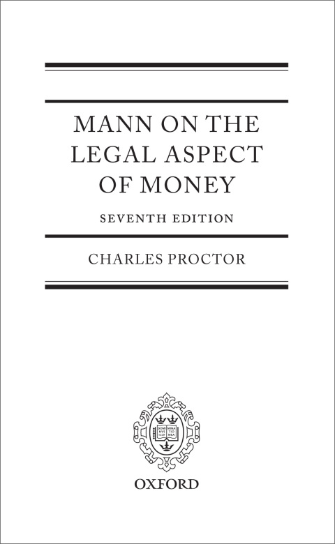 Book Mann on the Legal Aspect of Money free