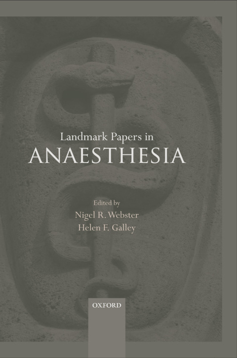 Book Landmark Papers in Anaesthesia free
