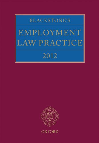 Book Blackstone's Employment Law Practice 2012 free