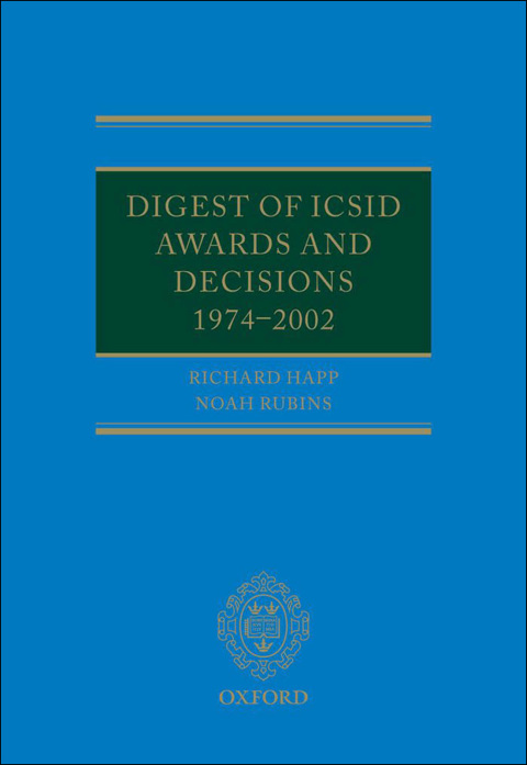 Book Digest of ICSID Awards and Decisions: 1974-2002 free