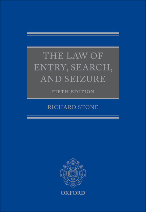Book The Law of Entry, Search, and Seizure free