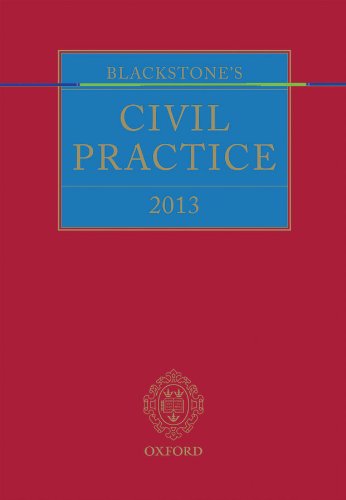 Book Blackstone's Civil Practice 2013 free
