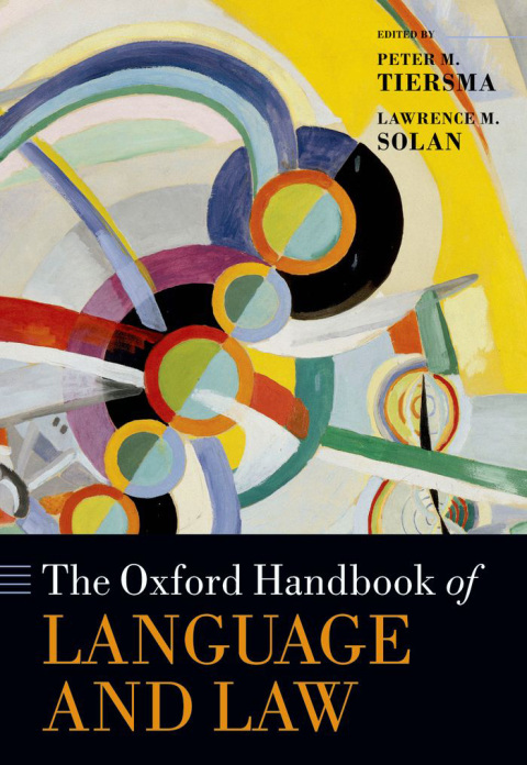 Book The Oxford Handbook of Language and Law (Oxford Handbooks) free