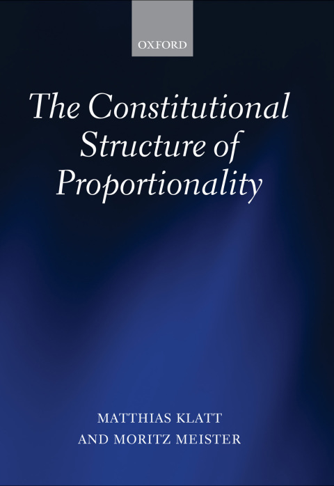 Book The Constitutional Structure of Proportionality free