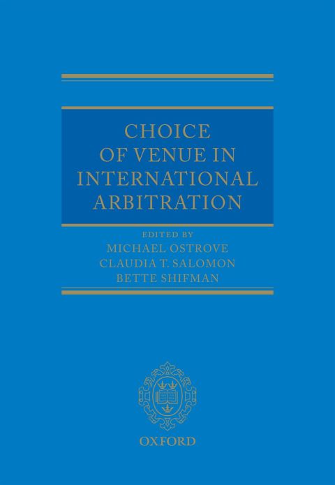 Book Choice of Venue in International Arbitration free