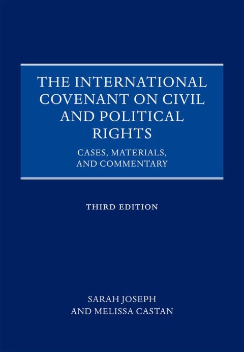 Book The International Covenant on Civil and Political Rights: Cases, Materials, and Commentary free