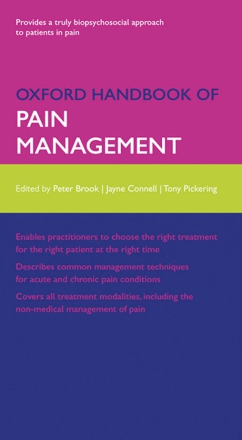 Book Oxford Handbook of Pain Management free