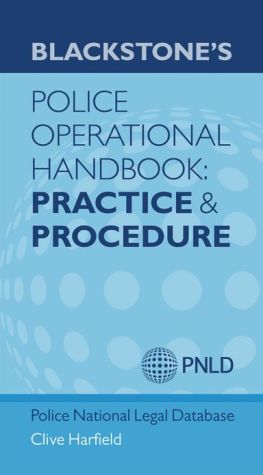 Book Blackstone's Police Operational Handbook: Practice and Procedure free