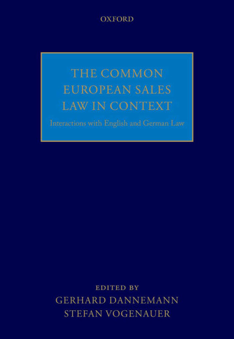 Book The Common European Sales Law in Context free