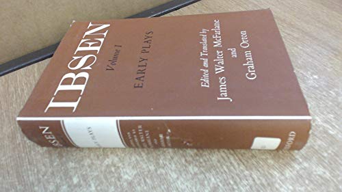 Book Oxford Ibsen: Early Plays V. 1 free