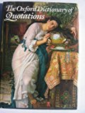 Book Oxford Dictionary of Quotations free
