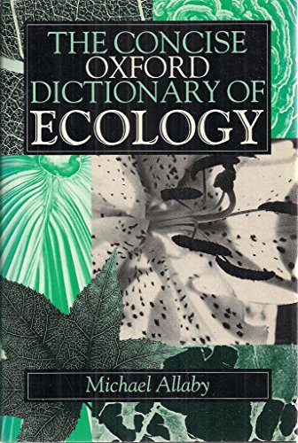 Book The Concise Oxford Dictionary of Ecology (Oxford Reference) free