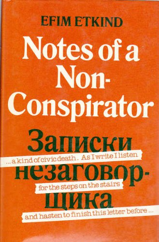 Book Notes of a non-conspirator free