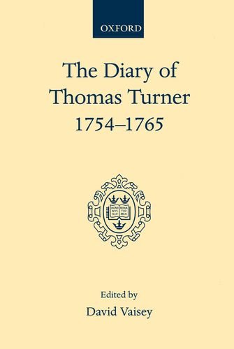 Book The Diary of Thomas Turner, 1754-1765 free