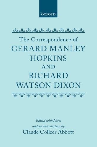 Book The Letters of Gerard Manley Hopkins to Robert Bridges free