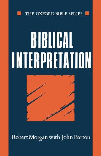 Book Biblical Interpretation (Oxford Bible Series) free