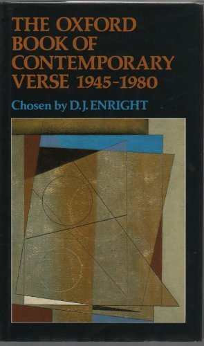 Book The Oxford book of contemporary verse, 1945-1980 free
