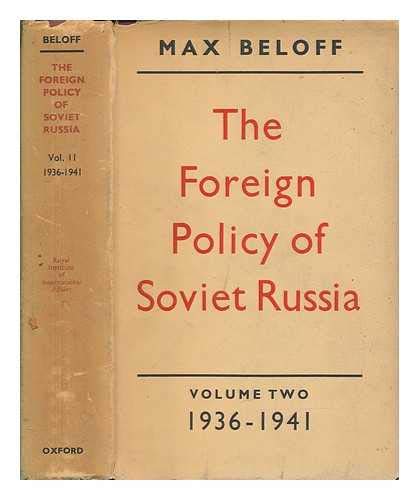 Book Foreign Policy Of Soviet Russia: V. 2 (r.i.i.a.) free