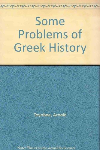 Book Some Problems Of Greek History free