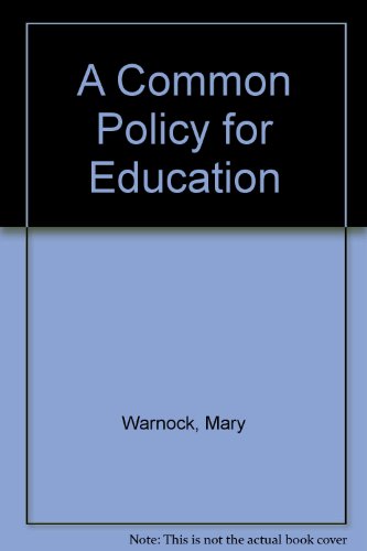 Book A Common Policy for Education free