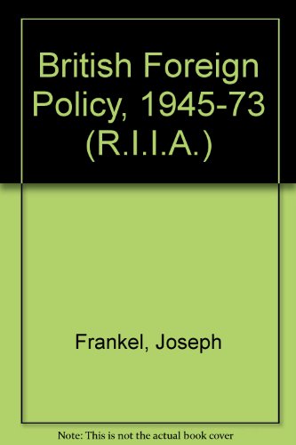 Book British foreign policy 1945-1973 free