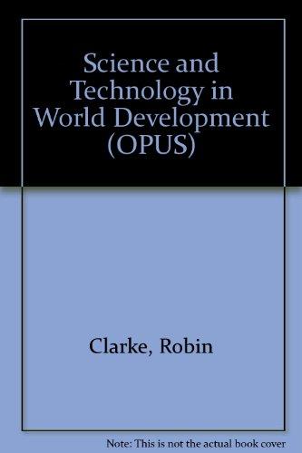 Book Science And Technology In World Development (o P U S) free