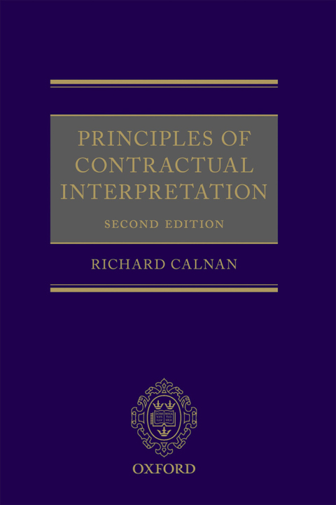 Book Principles of Contractual Interpretation free