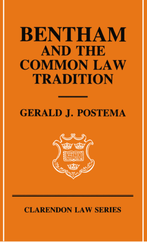 Book Bentham and the Common Law Tradition free