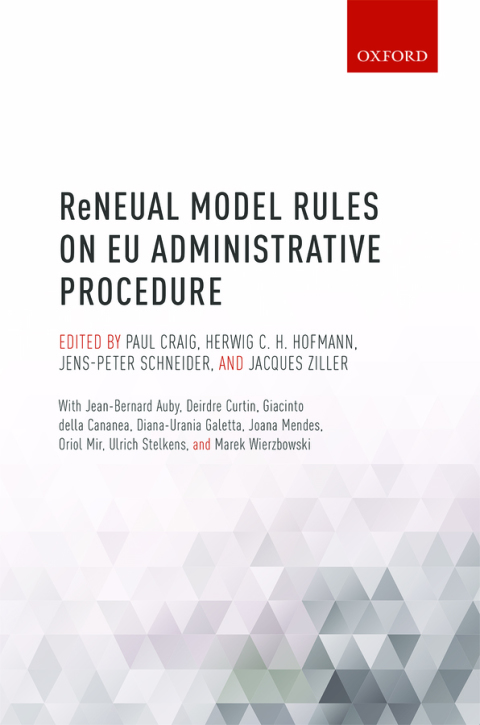 Book ReNEUAL Model Rules on EU Administrative Procedure free